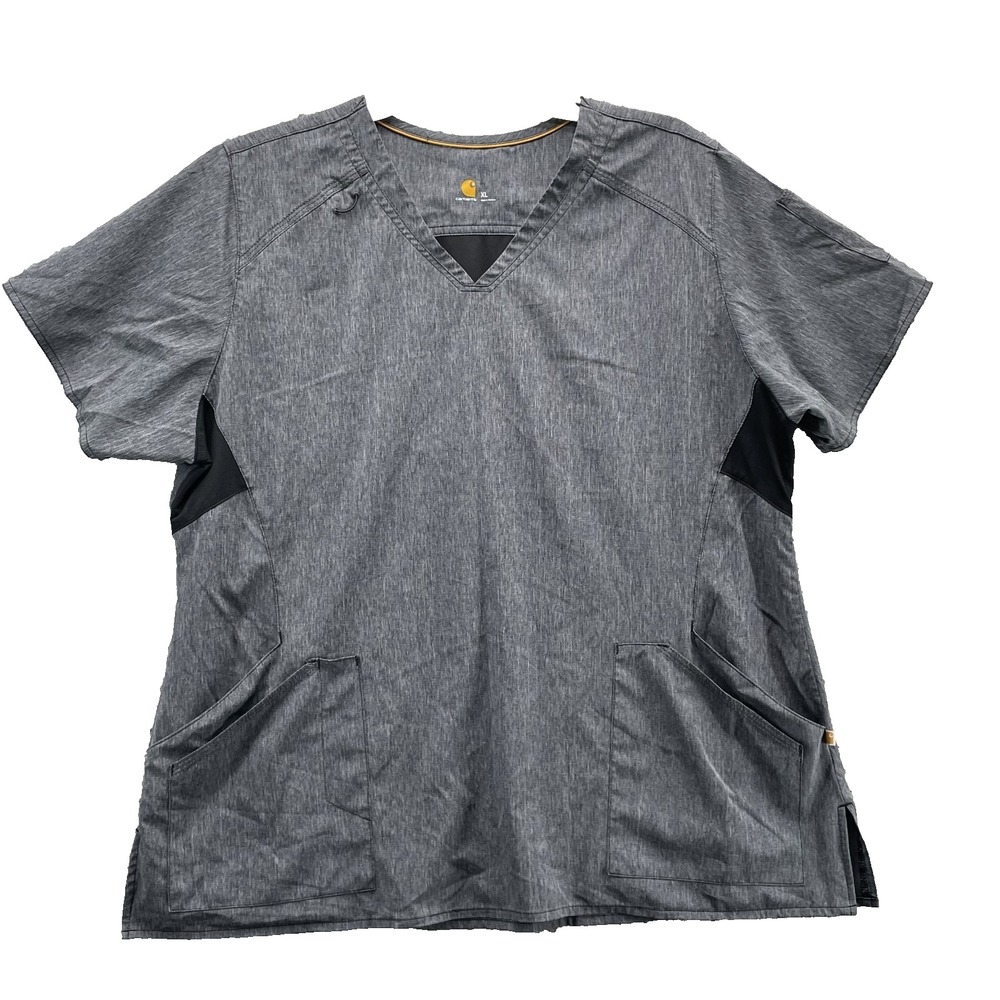 Carhartt Force Scrub Top Unisex XL Vented Medical Uniform Technician Workwear